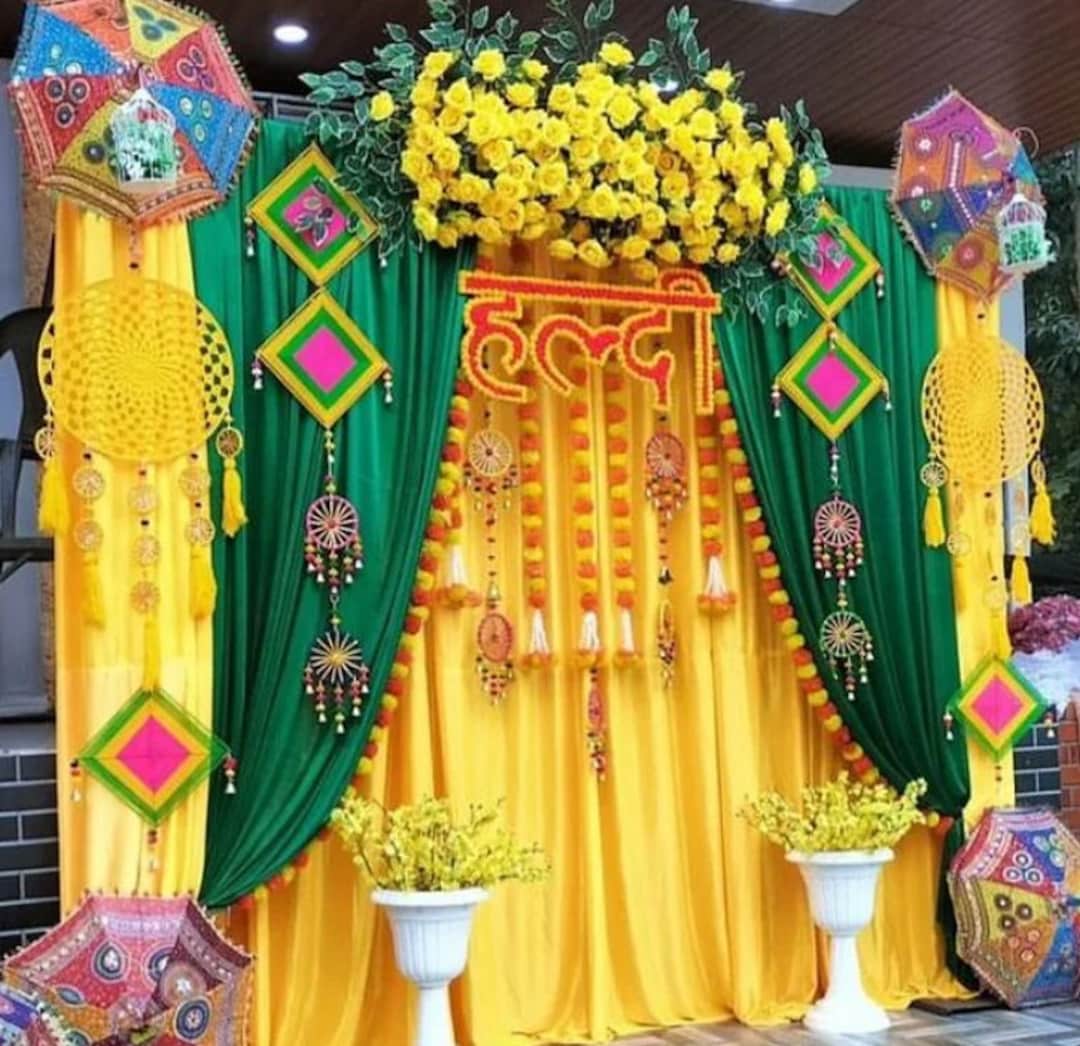 Haldi Mehndi Decoration Decoration