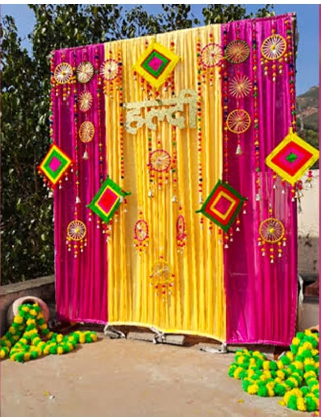 Haldi Mehndi Decoration Decoration