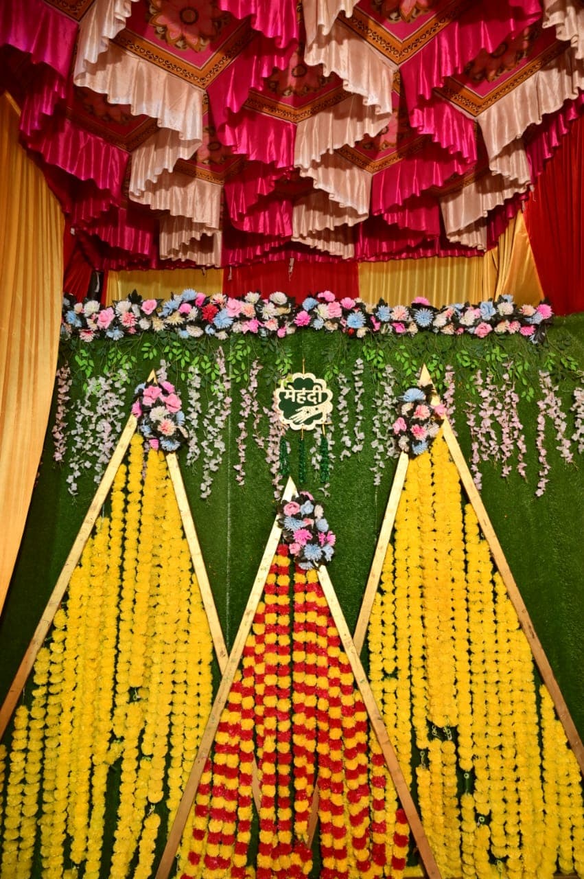Haldi Mehndi Decoration Decoration
