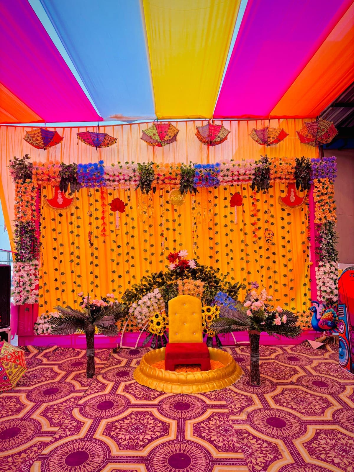 Haldi Mehndi Decoration Decoration